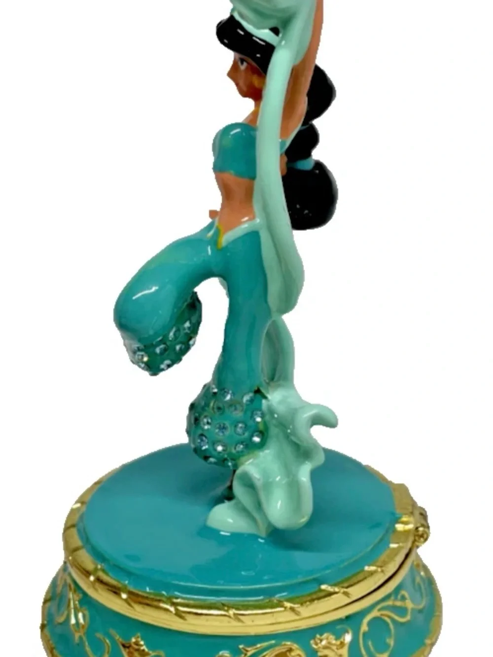 Disney Parks Arribas Brothers Aladdin Princess Jasmine Jeweled Trinket Box